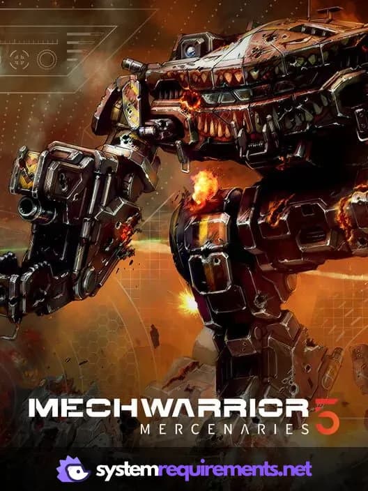 MechWarrior 5: Mercenaries PC game cover art