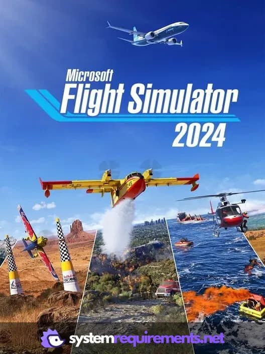 Microsoft Flight Simulator 2024 cover art - view system requirements