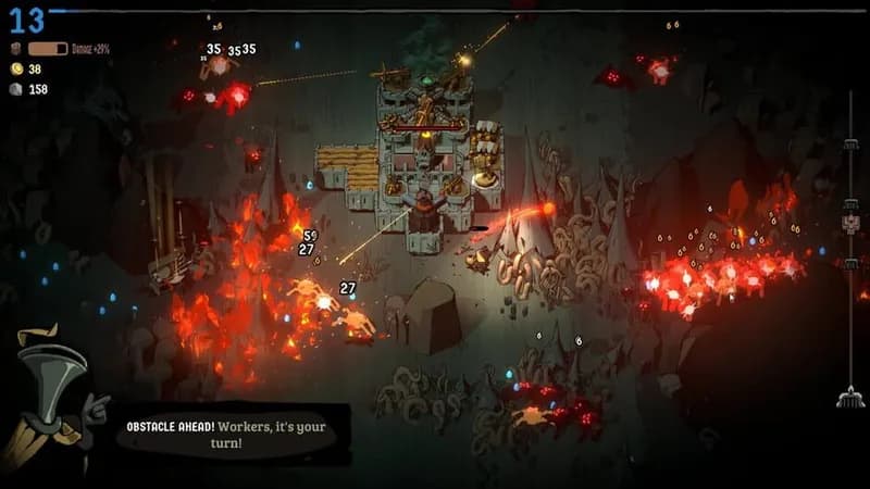 Monsters are Coming! Rock & Road gameplay screenshot 1