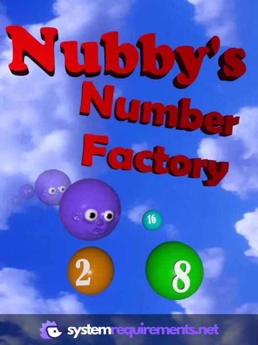 Nubby's Number Factory PC game cover art