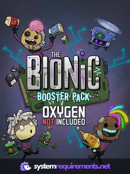 Oxygen Not Included: The Bionic Booster Pack cover art - view system requirements
