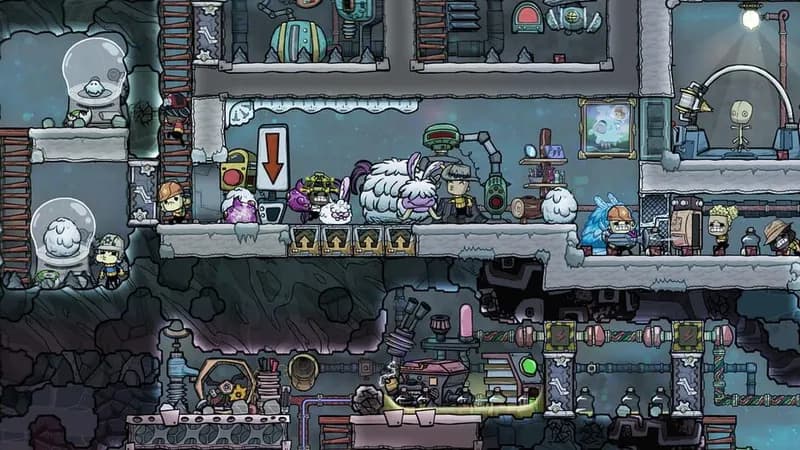 Oxygen Not Included: The Frosty Planet Pack gameplay screenshot 3