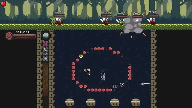 Peglin gameplay screenshot 1