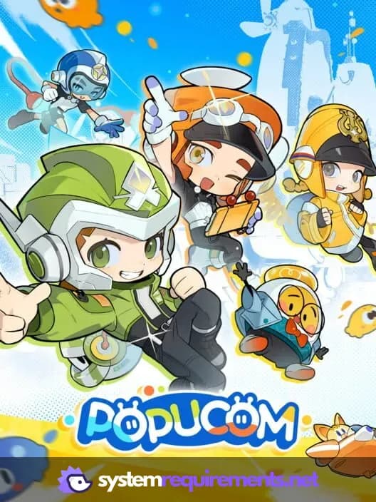 POPUCOM PC game cover art