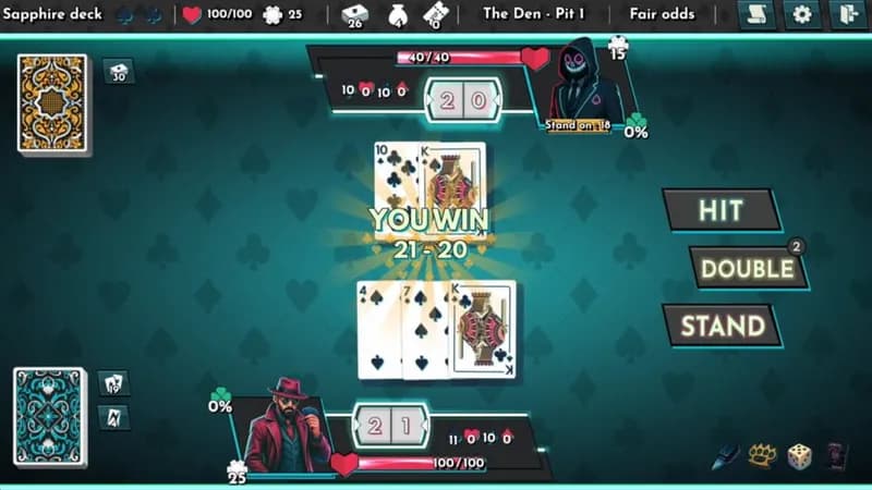 RogueJack21 gameplay screenshot 1