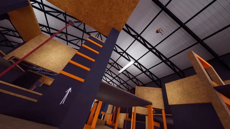 Rooftops & Alleys: The Parkour Game gameplay screenshot 4