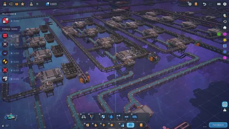 shapez 2 gameplay screenshot 4