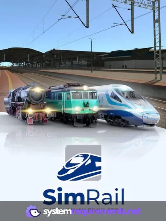 SimRail - The Railway Simulator PC game cover art