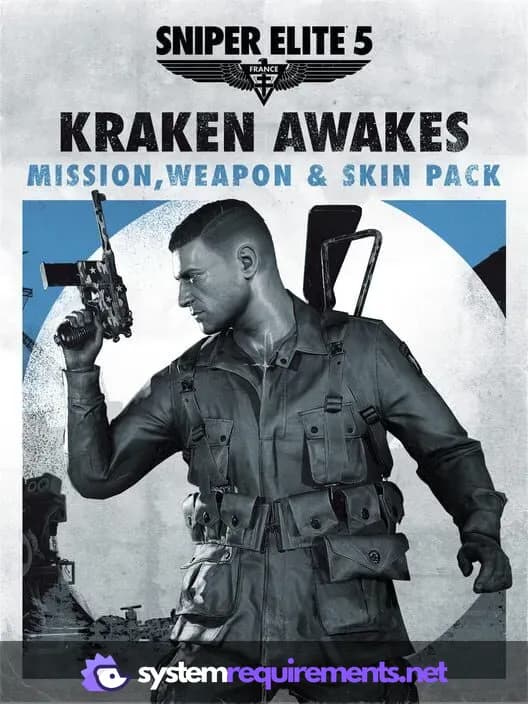 Sniper Elite 5: Kraken Awakes Mission, Weapon and Skin Pack cover art - view system requirements