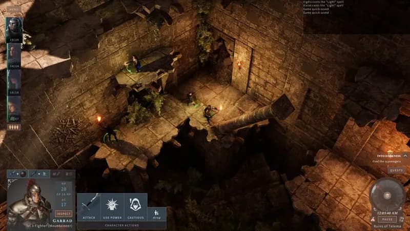 Solasta: Crown of the Magister gameplay screenshot 2