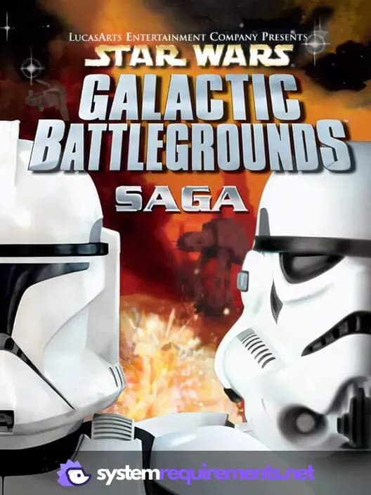 STAR WARS Galactic Battlegrounds Saga PC game cover art