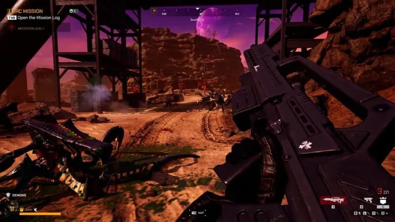 Starship Troopers: Extermination gameplay screenshot 4