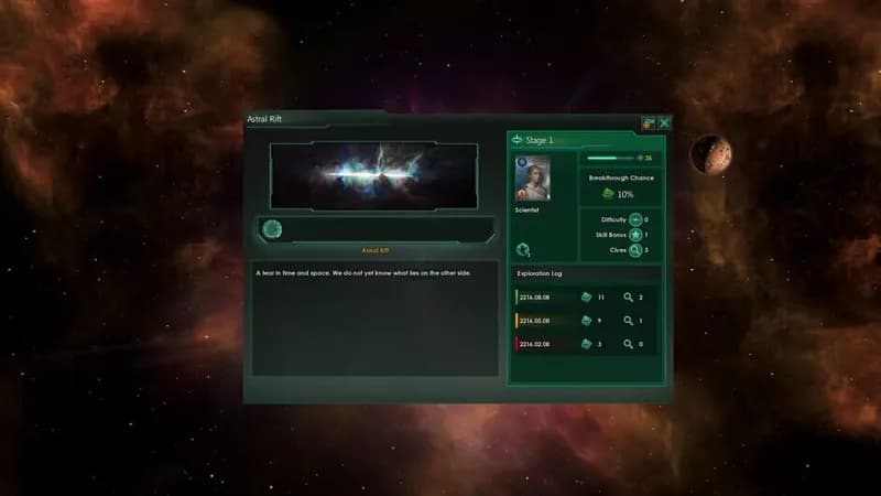 Stellaris: Astral Planes gameplay screenshot 2