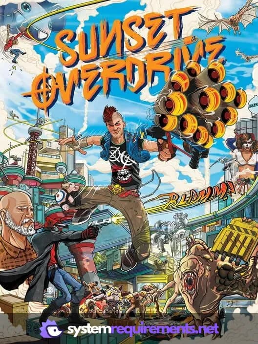 Sunset Overdrive PC game cover art