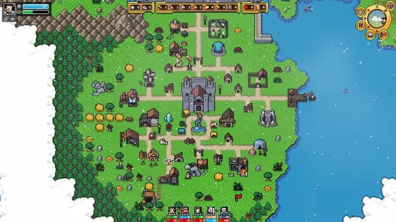 Super Fantasy Kingdom gameplay screenshot 3