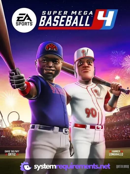 Super Mega Baseball 4 PC game cover art