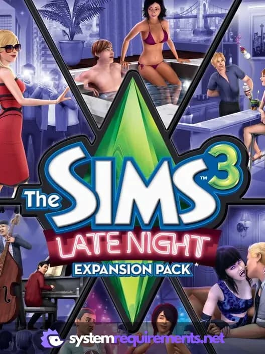 The Sims 3 Late Night PC game cover art