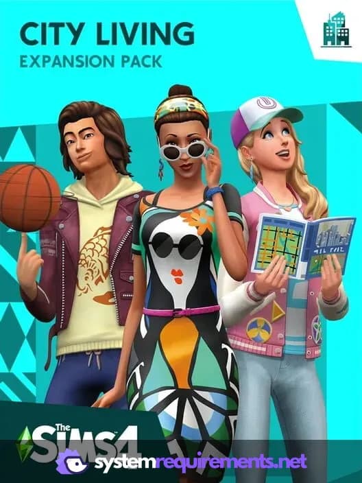 The Sims 4 City Living PC game cover art