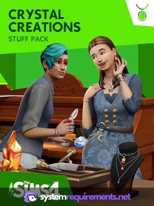 The Sims 4 Crystal Creations Stuff Pack cover art - view system requirements