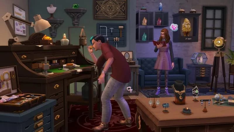 The Sims 4 Crystal Creations Stuff Pack gameplay screenshot 1