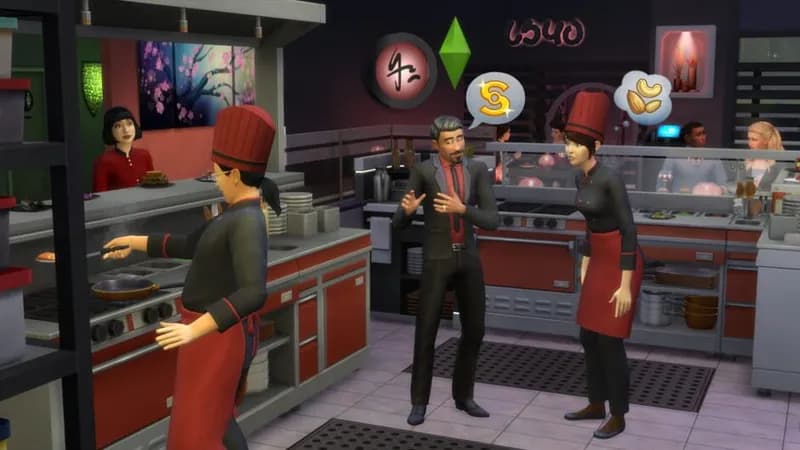 The Sims 4 Dine Out gameplay screenshot 4