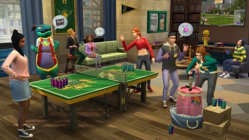 The Sims 4 Discover University gameplay screenshot 1