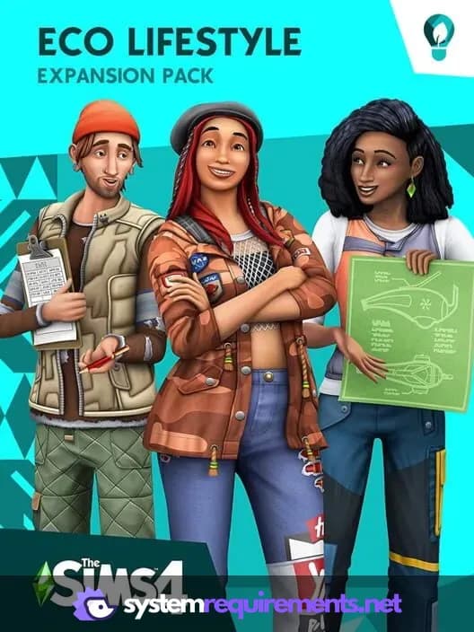 The Sims 4 Eco Lifestyle PC game cover art