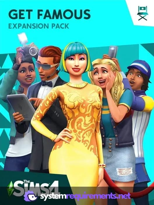 The Sims 4 Get Famous cover art - view system requirements