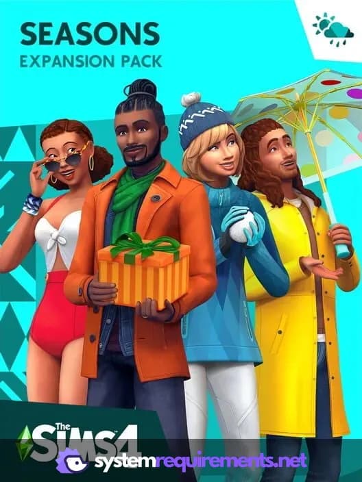 The Sims 4 Seasons PC game cover art