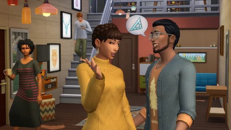 The Sims 4 Tiny Living Stuff gameplay screenshot 2