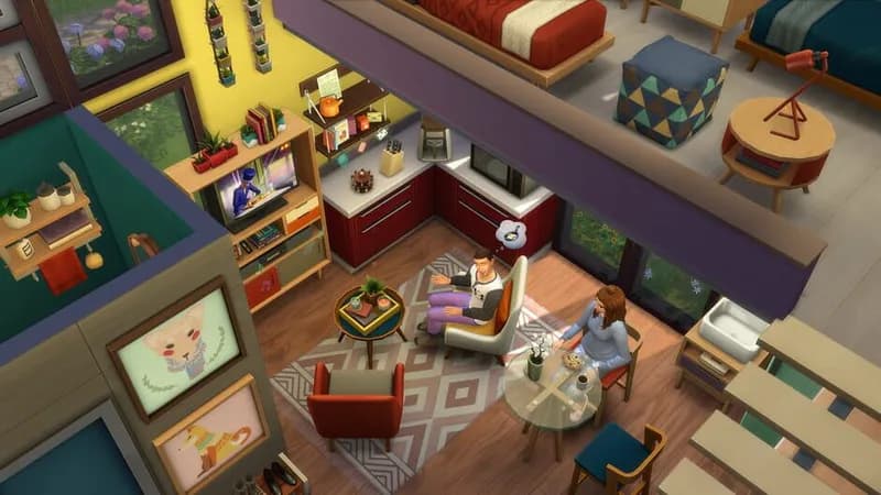 The Sims 4 Tiny Living Stuff gameplay screenshot 4