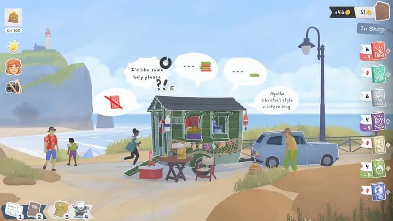 Tiny Bookshop gameplay screenshot 1