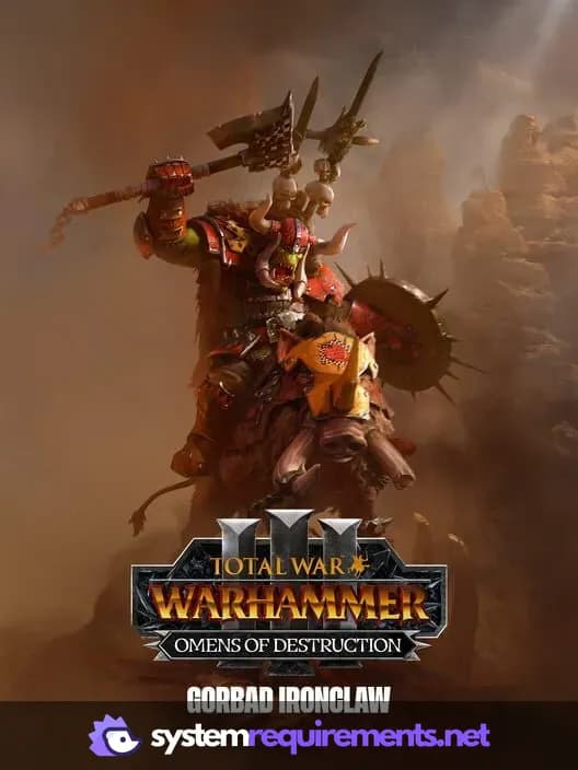 Total War: WARHAMMER III - Gorbad – Omens of Destruction PC game cover art
