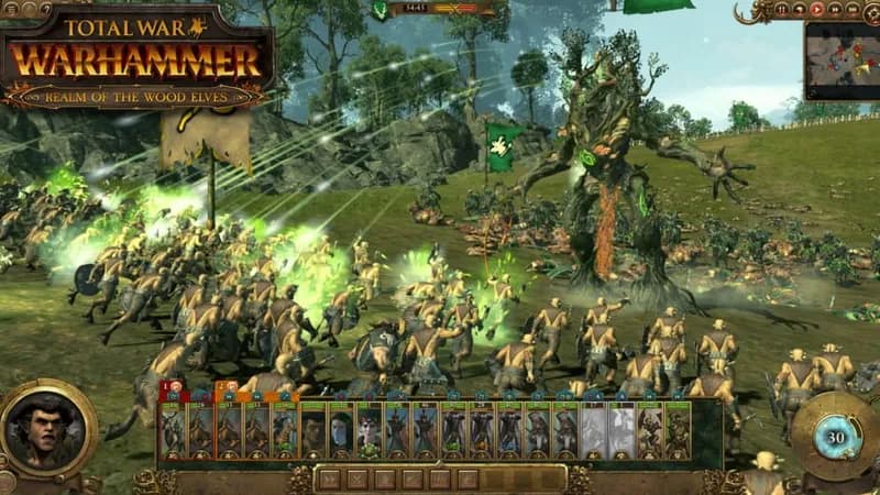 Total War: WARHAMMER - Realm of The Wood Elves gameplay screenshot 1
