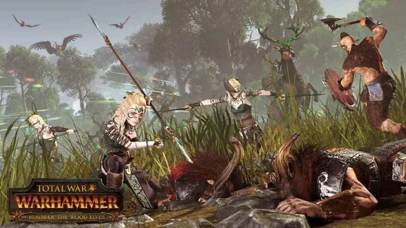 Total War: WARHAMMER - Realm of The Wood Elves gameplay screenshot 2