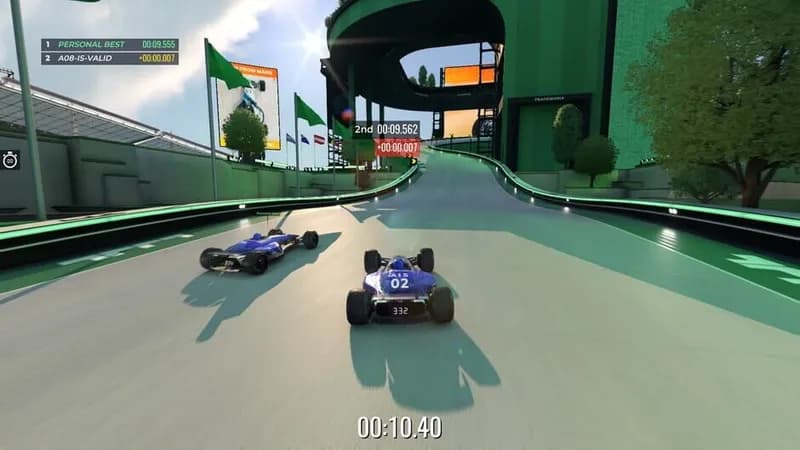 Trackmania gameplay screenshot 4