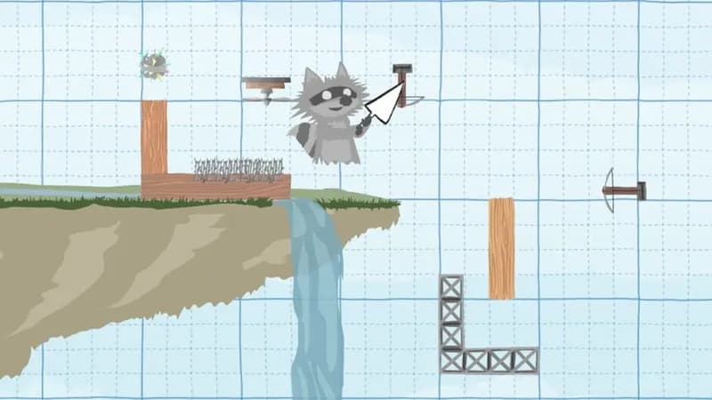 Ultimate Chicken Horse gameplay screenshot 4