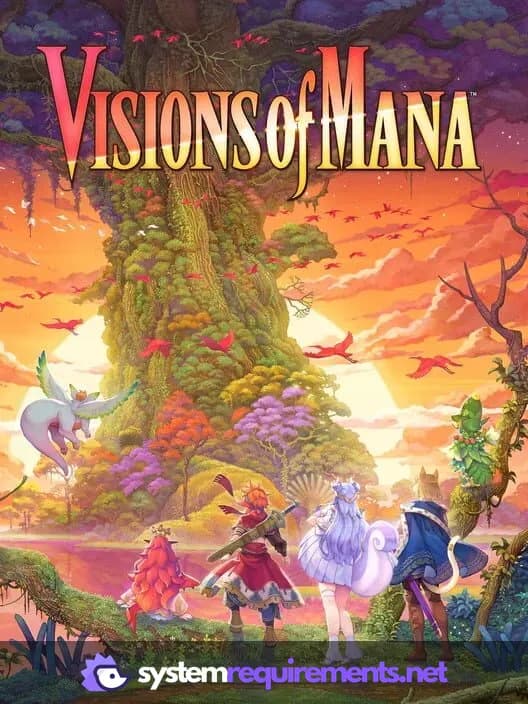 Visions of Mana PC game cover art