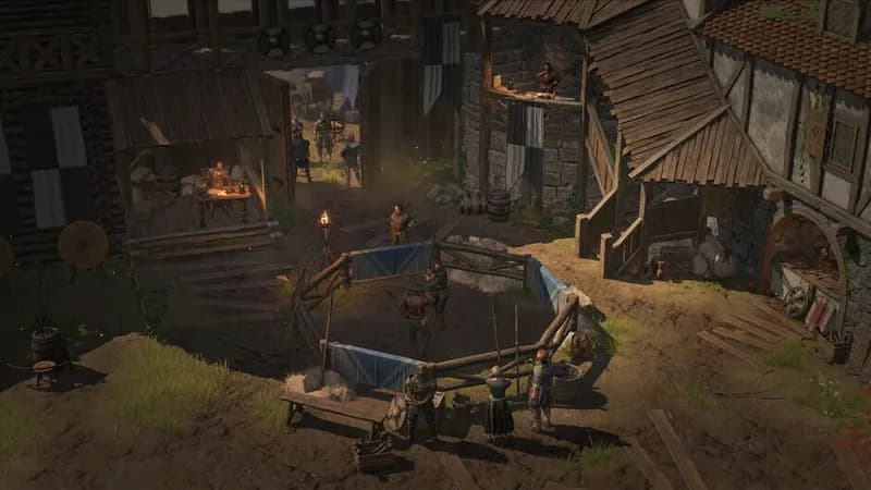 Wartales - Contract: The Fief gameplay screenshot 1