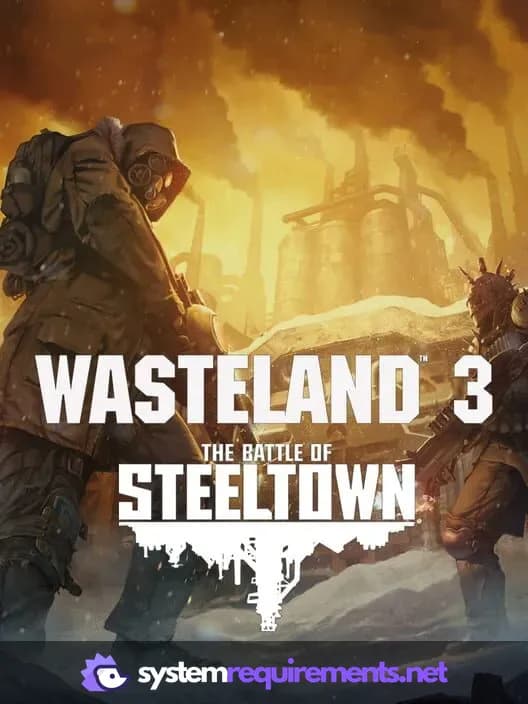Wasteland 3: The Battle of Steeltown PC game cover art