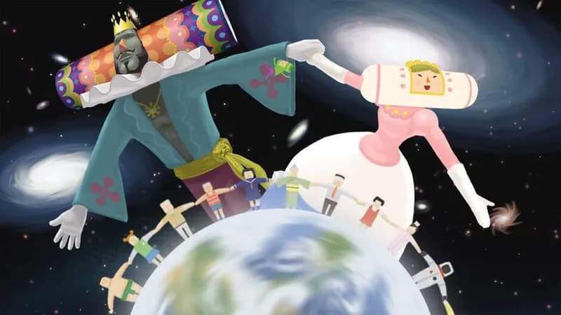 We Love Katamari REROLL+ Royal Reverie gameplay screenshot 4