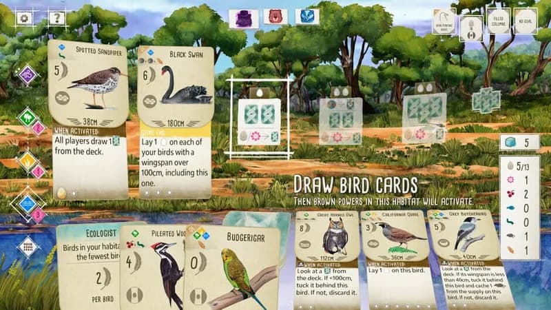 Wingspan: Oceania Expansion gameplay screenshot 1