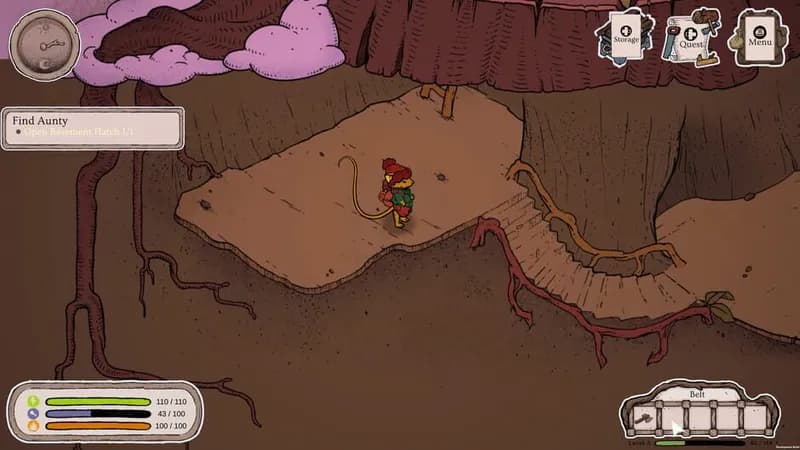 Winter Burrow gameplay screenshot 2