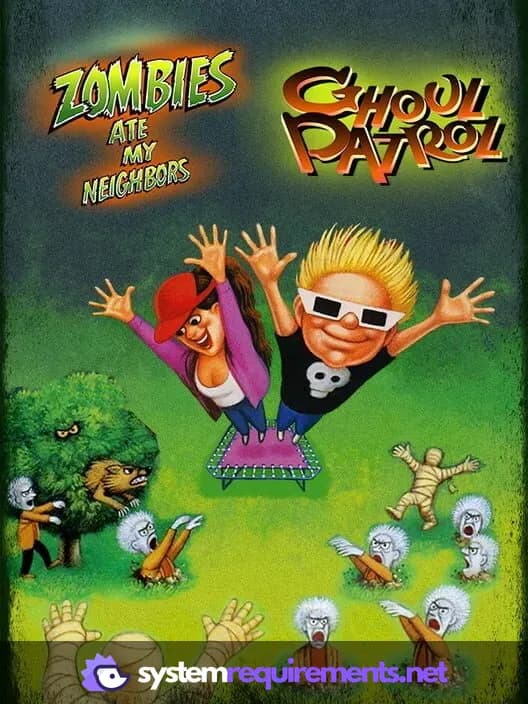 Zombies Ate My Neighbors and Ghoul Patrol PC game cover art