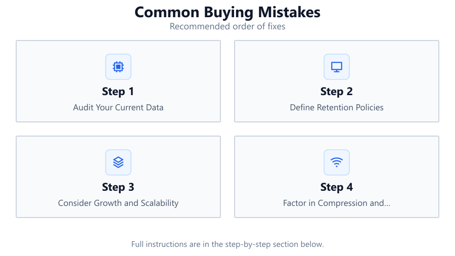 Common Buying Mistakes: Recommended order of fixes