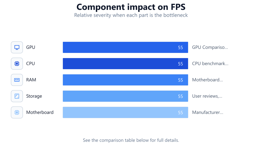 How to Choose the Right Hardware: Relative severity when each part is the bottleneck