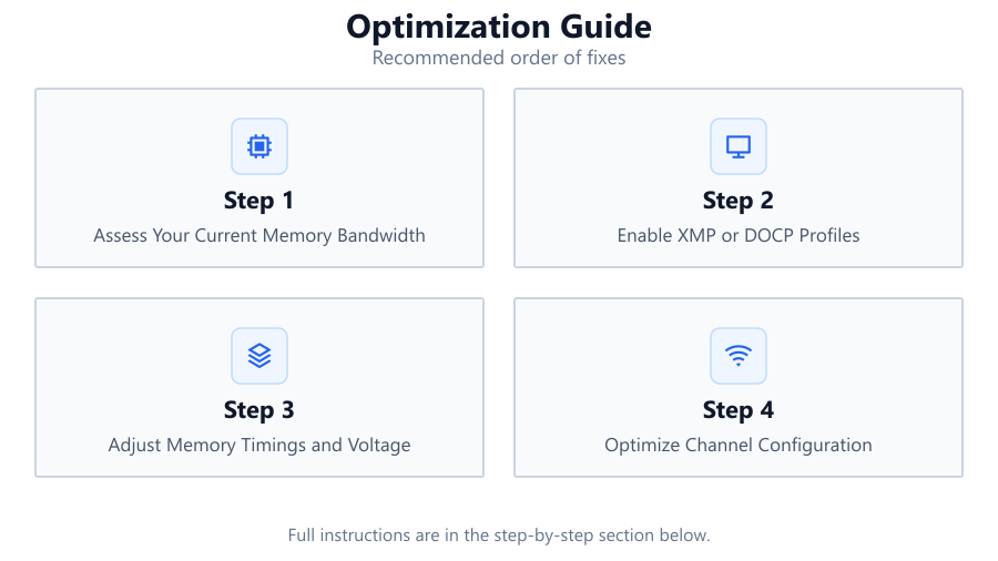 Optimization Guide: Recommended order of fixes
