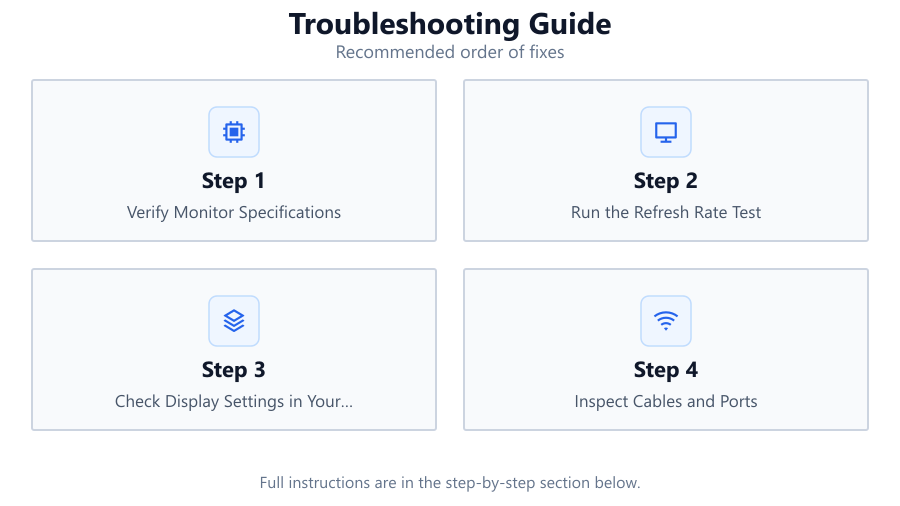 Troubleshooting Guide: Recommended order of fixes
