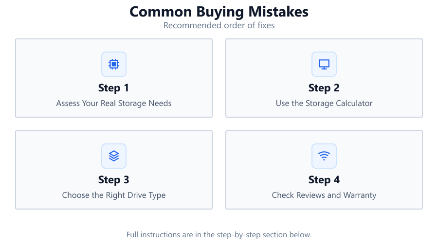Common Buying Mistakes: Recommended order of fixes