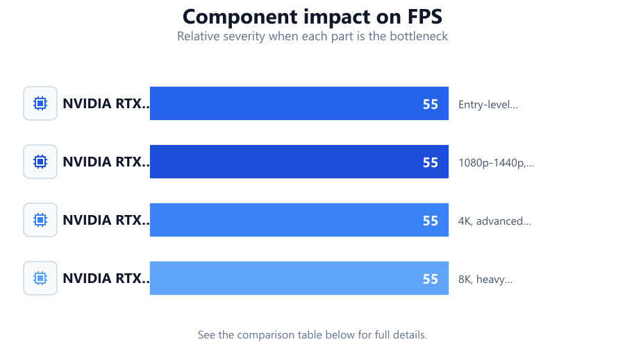 How to Choose the Right Hardware: Relative severity when each part is the bottleneck